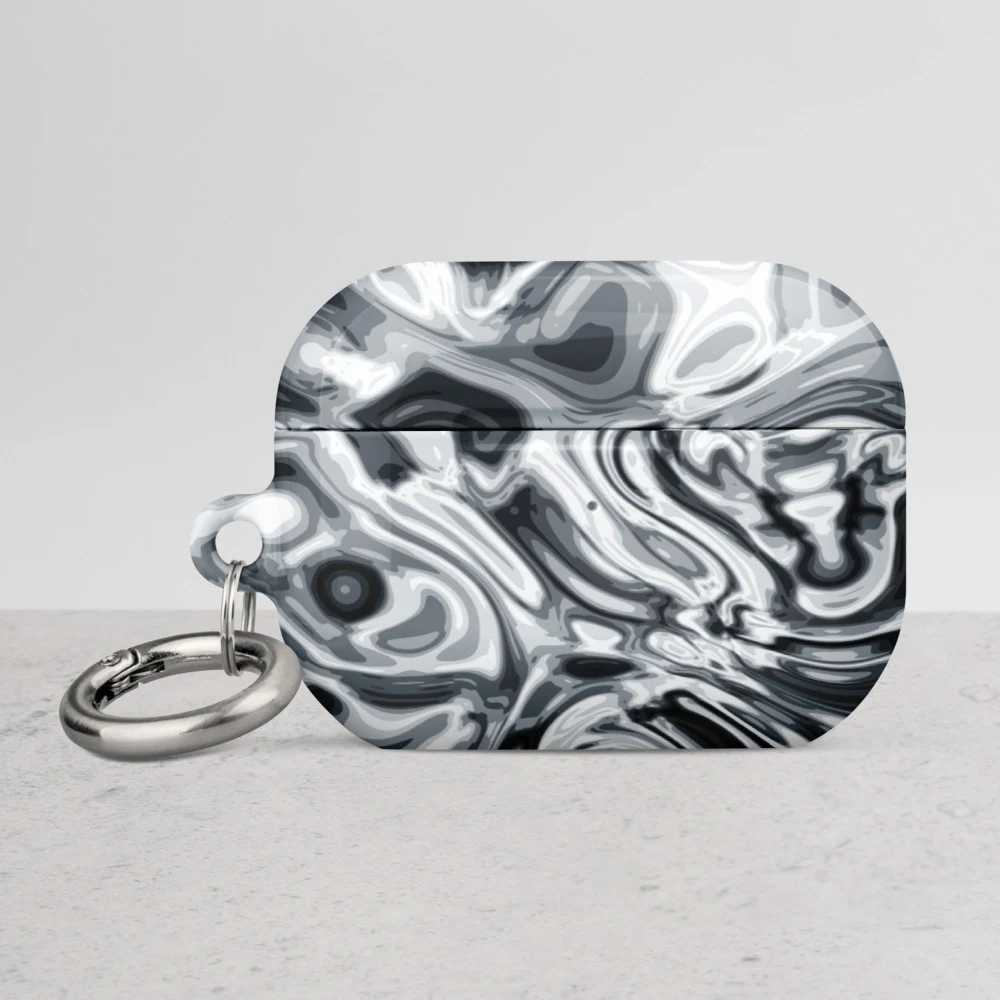 Funda premium para AirPods, diseño Plata en AirPods Pro (2.ª generación): ambiente