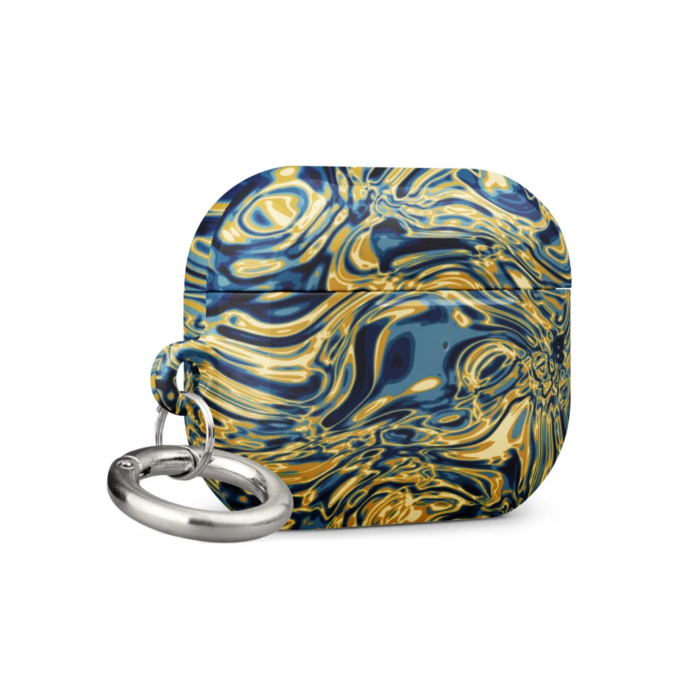 Funda premium para AirPods, diseño Titanio en AirPods Pro (2.ª generación): plana