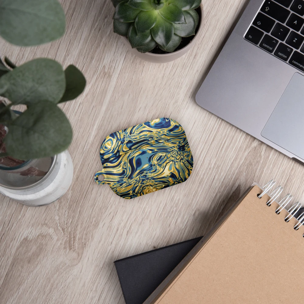 Funda premium para AirPods, diseño Titanio en AirPods Pro (2.ª generación): ambiente
