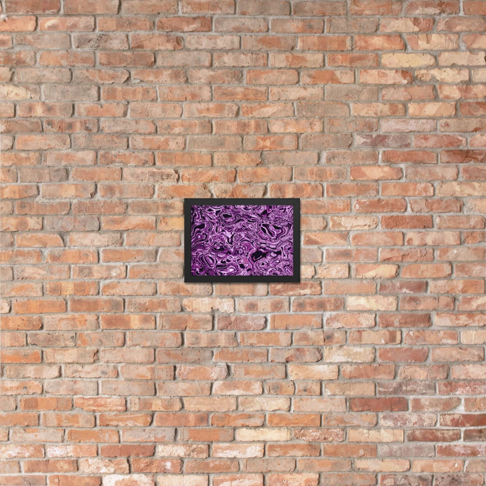 Cuadro enmarcado premium, diseño Amatista en 30 × 21 cm: 17859