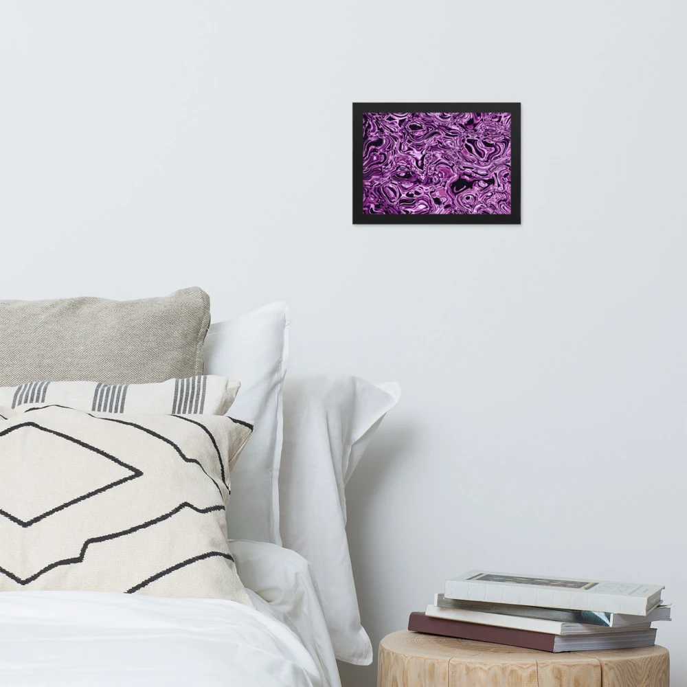 Cuadro enmarcado premium, diseño Amatista en 30 × 21 cm: 17885