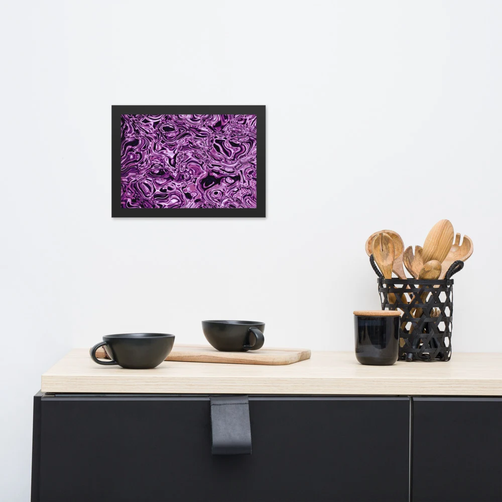 Cuadro enmarcado premium, diseño Amatista en 30 × 21 cm: 17901