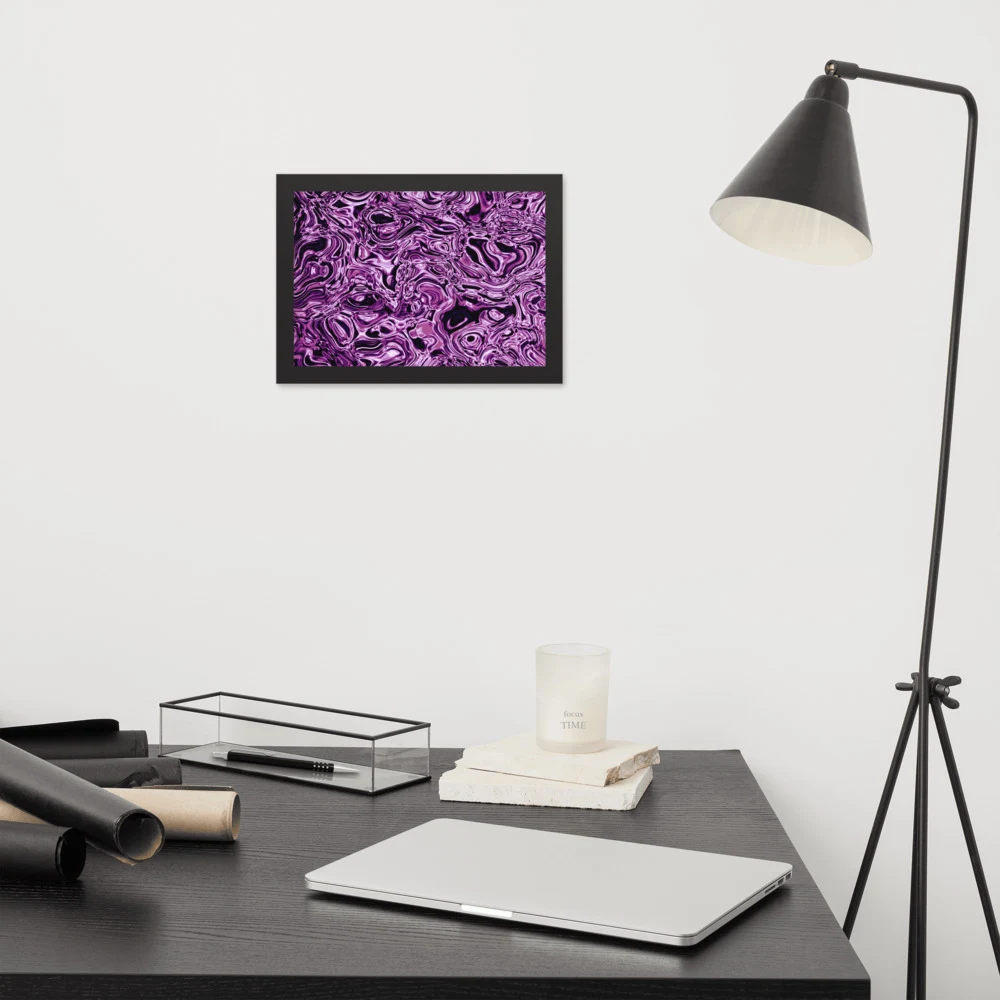 Cuadro enmarcado premium, diseño Amatista en 30 × 21 cm: 17925