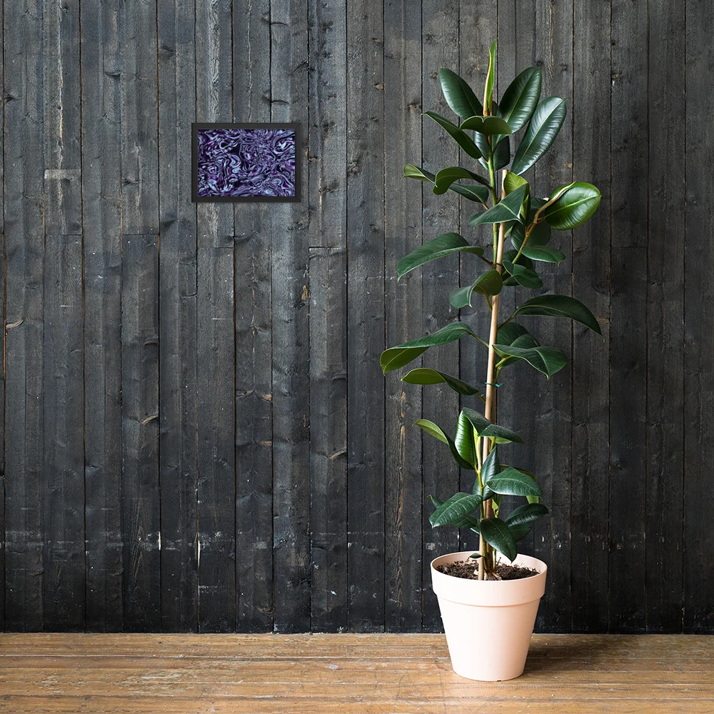 Cuadro enmarcado premium, diseño Cobalto en 30 × 21 cm: 17829