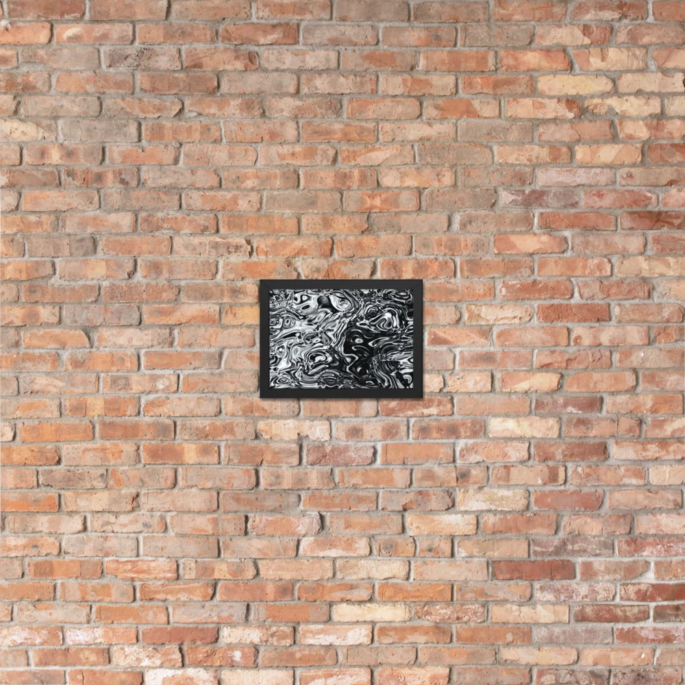 Cuadro enmarcado premium, diseño Damasco en 30 × 21 cm: 17859