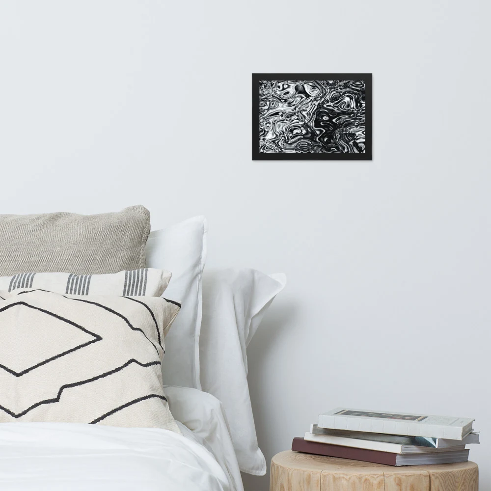 Cuadro enmarcado premium, diseño Damasco en 30 × 21 cm: 17885