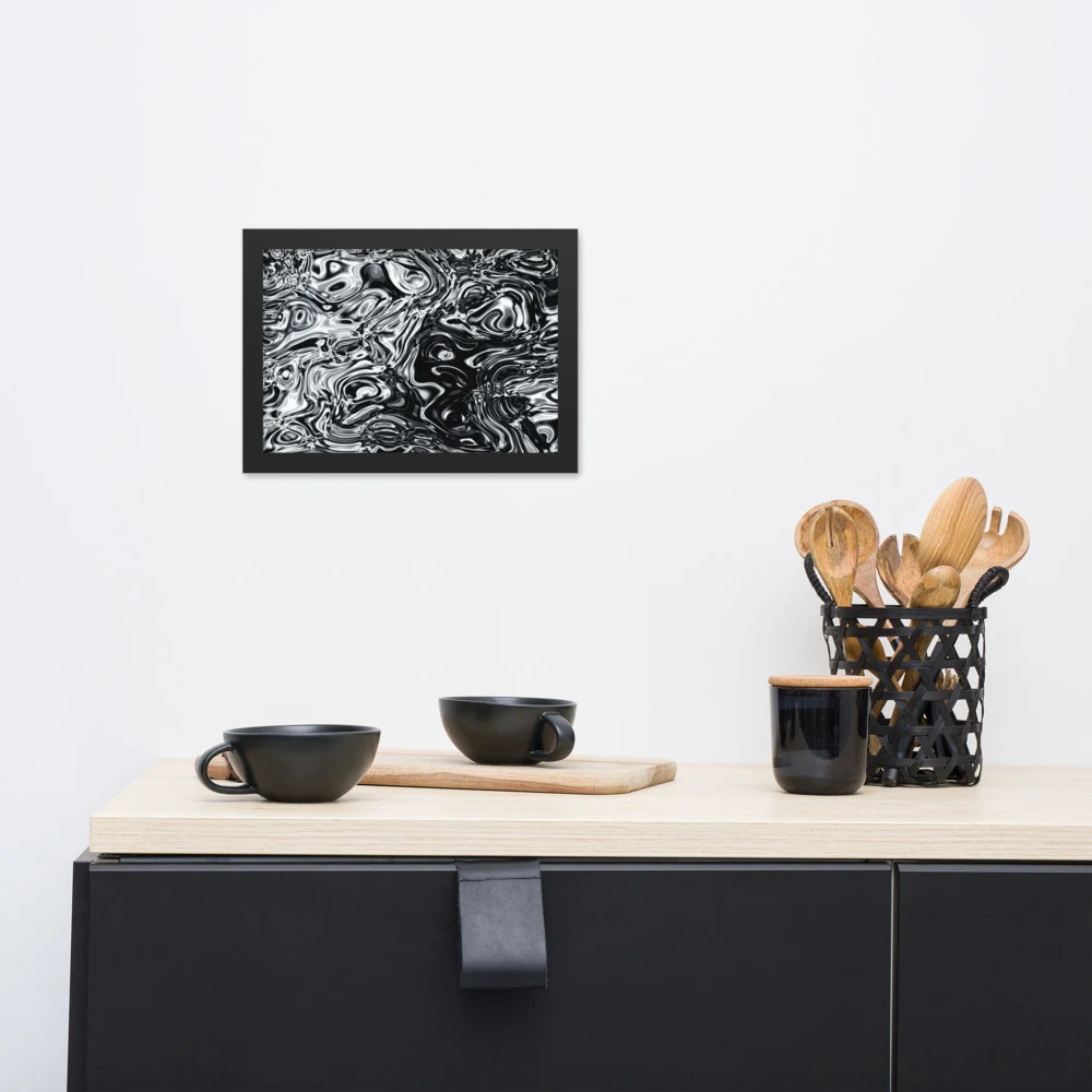 Cuadro enmarcado premium, diseño Damasco en 30 × 21 cm: 17901