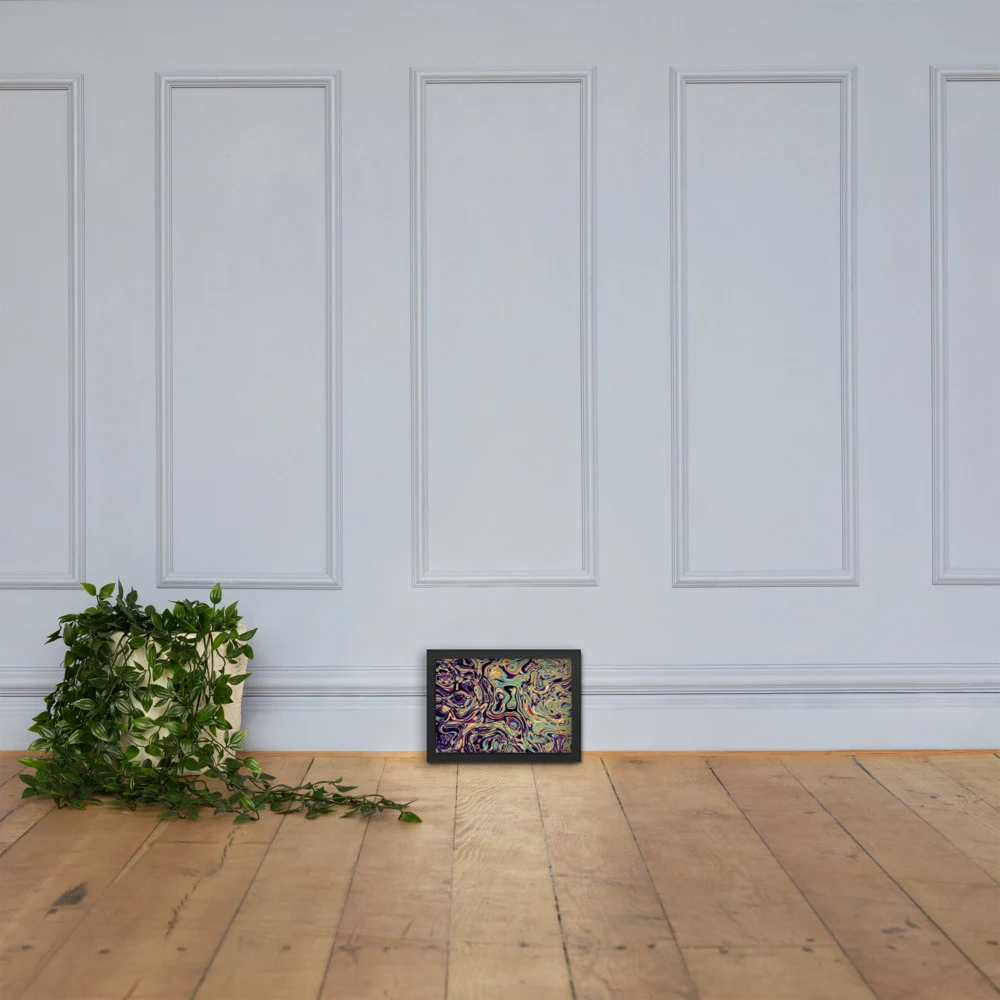 Cuadro enmarcado premium, diseño Gasolina en 30 × 21 cm: 17835