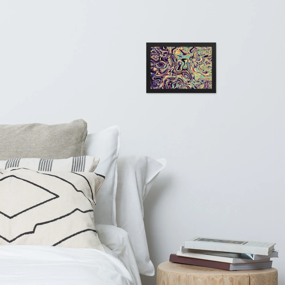 Cuadro enmarcado premium, diseño Gasolina en 30 × 21 cm: 17885