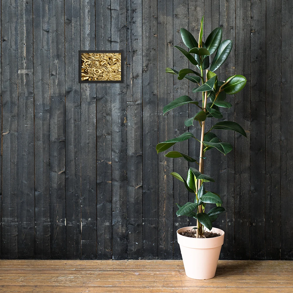 Cuadro enmarcado premium, diseño Oro en 30 × 21 cm: 17829