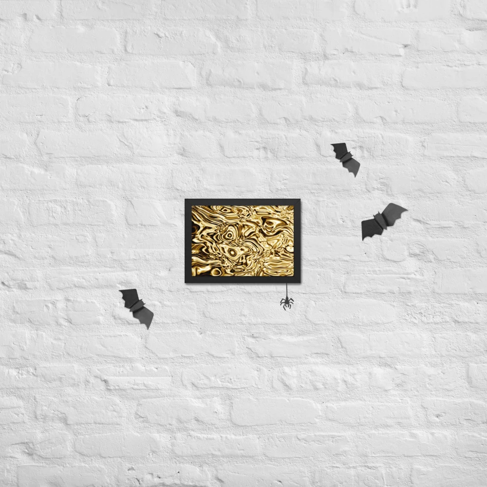 Cuadro enmarcado premium, diseño Oro en 30 × 21 cm: 17861