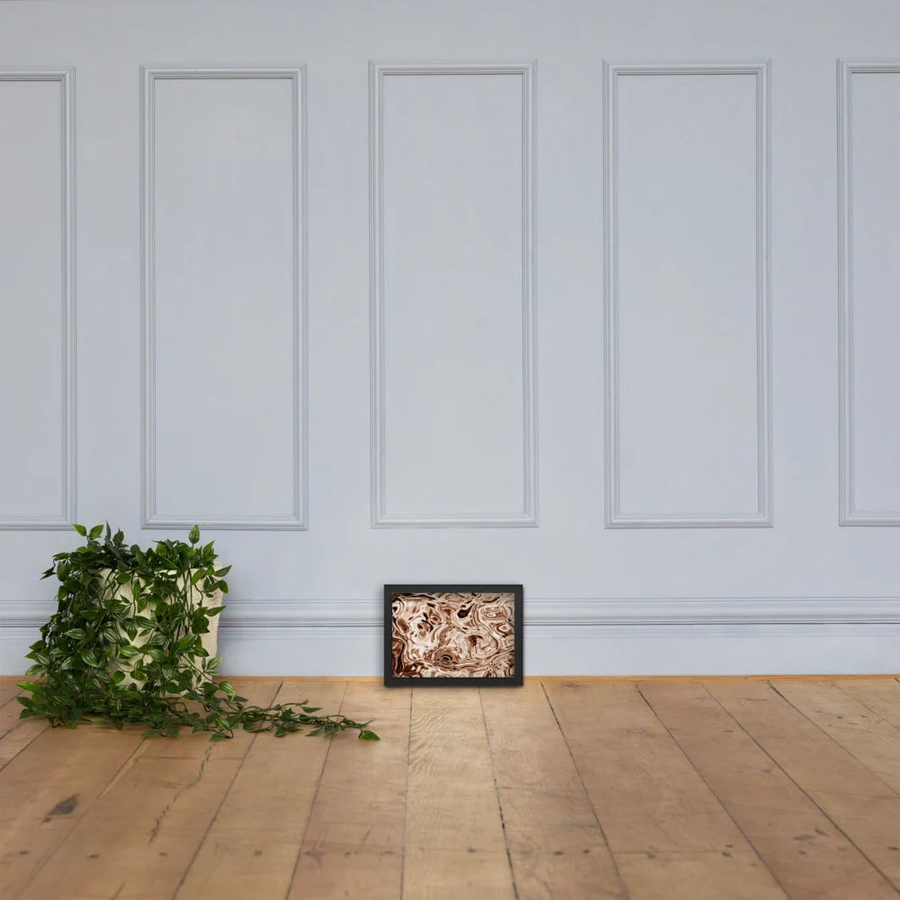 Cuadro enmarcado premium, diseño Oro rosa en 30 × 21 cm: 17835