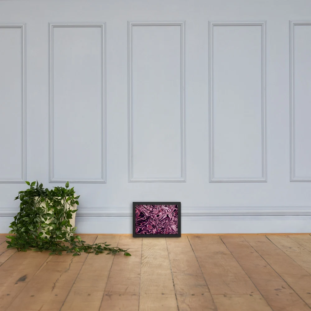 Cuadro enmarcado premium, diseño Orquídea en 30 × 21 cm: 17835
