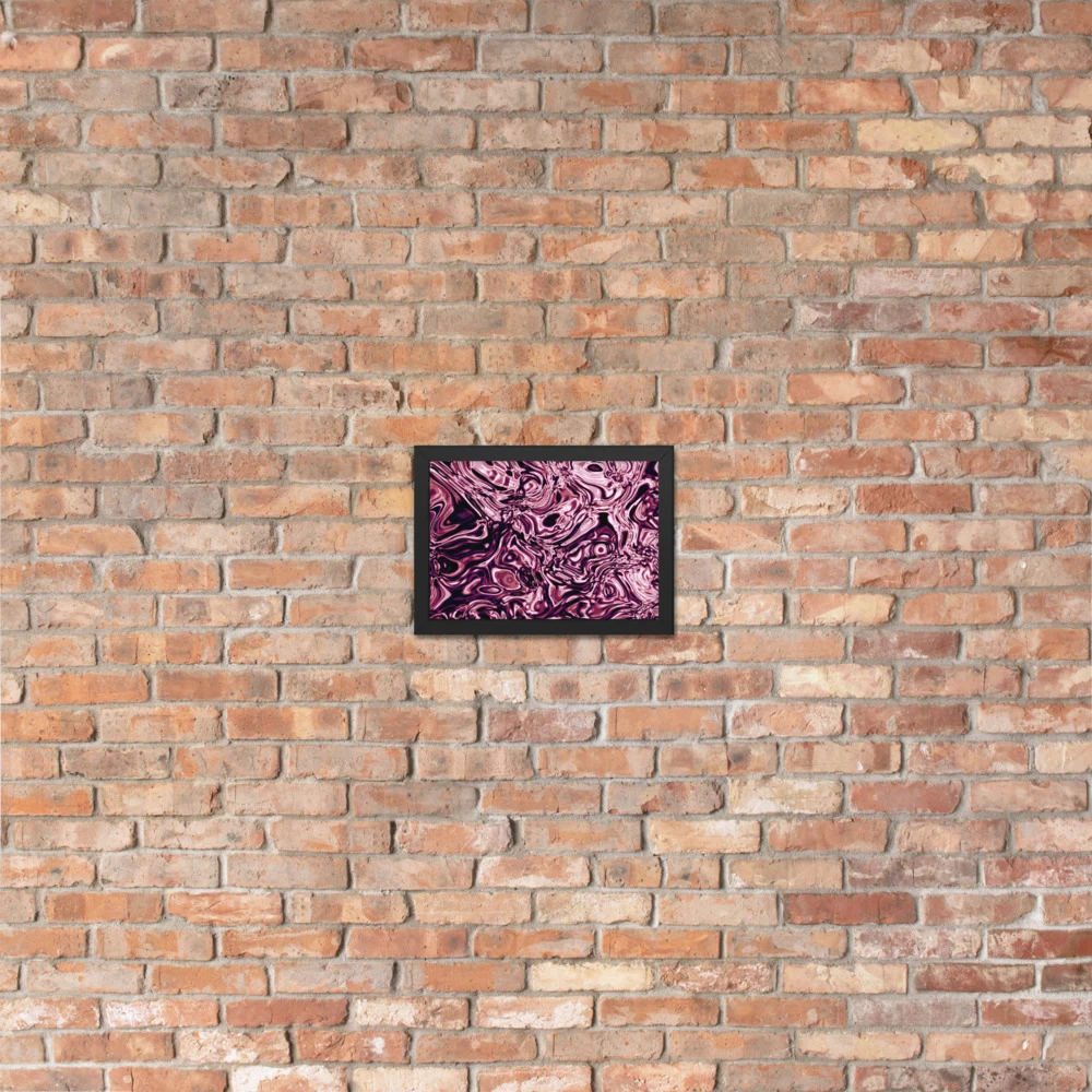 Cuadro enmarcado premium, diseño Orquídea en 30 × 21 cm: 17859