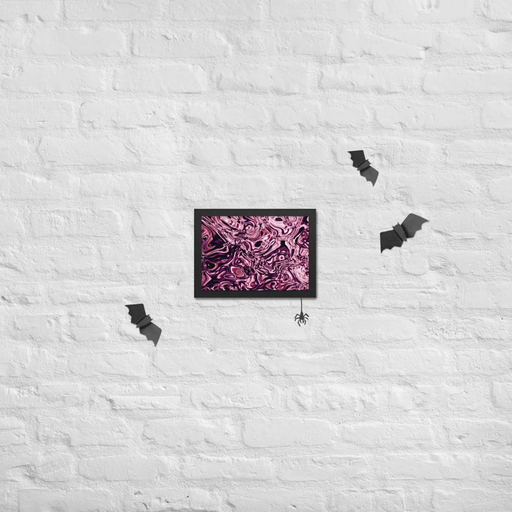 Cuadro enmarcado premium, diseño Orquídea en 30 × 21 cm: 17861