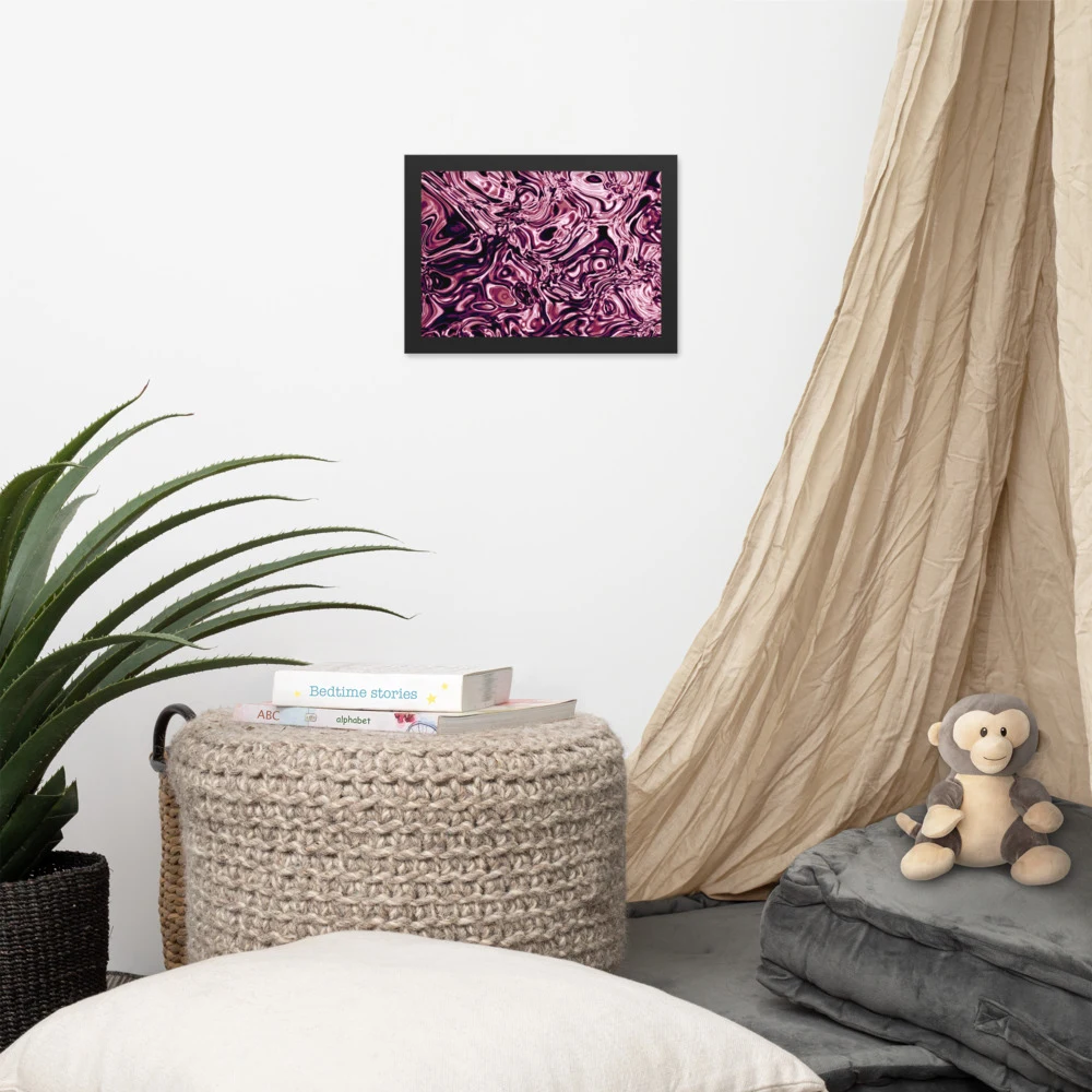 Cuadro enmarcado premium, diseño Orquídea en 30 × 21 cm: 17893