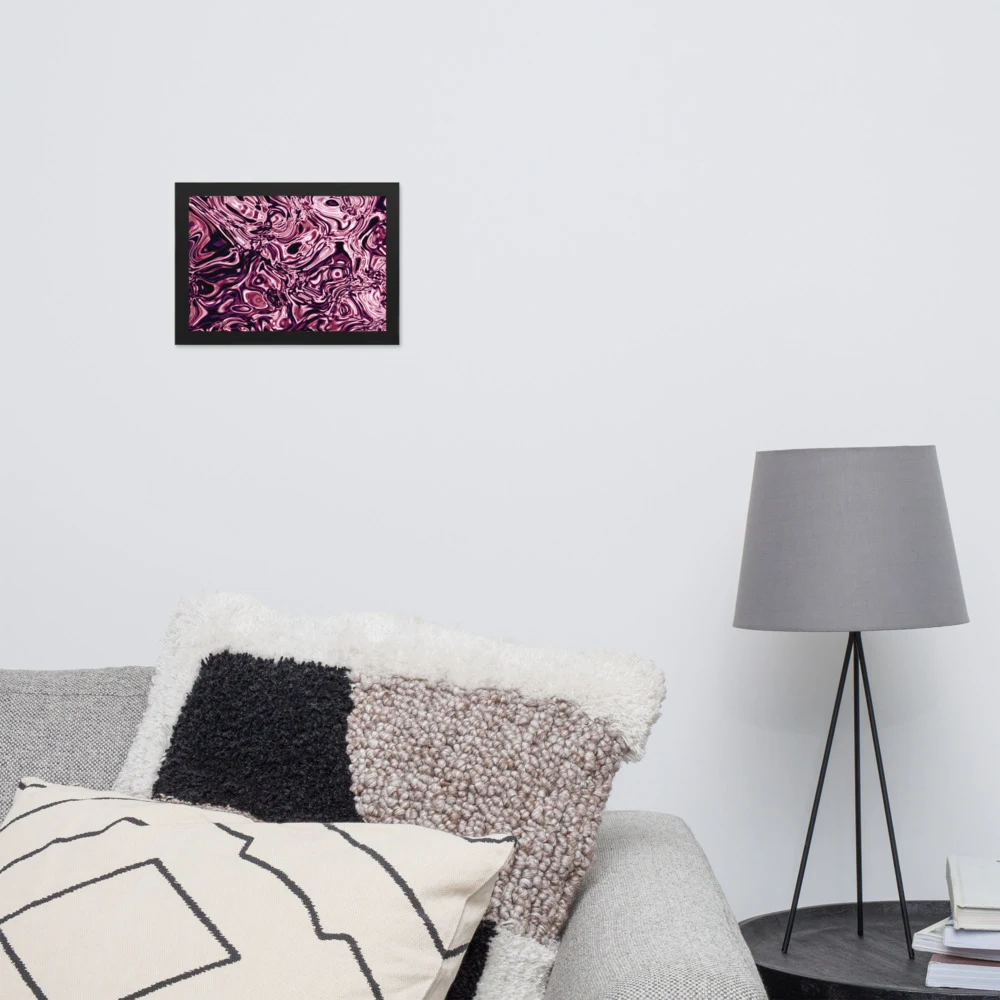 Cuadro enmarcado premium, diseño Orquídea en 30 × 21 cm: 17917