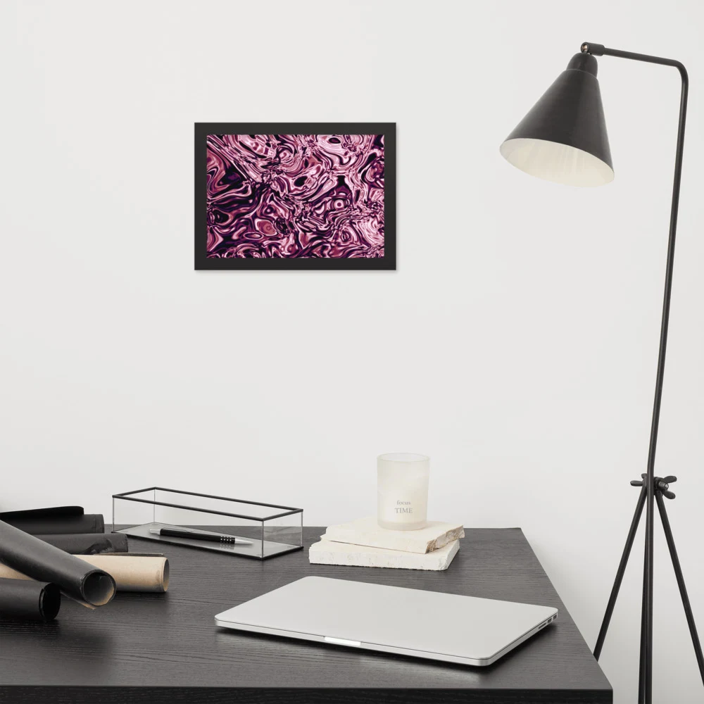Cuadro enmarcado premium, diseño Orquídea en 30 × 21 cm: 17925