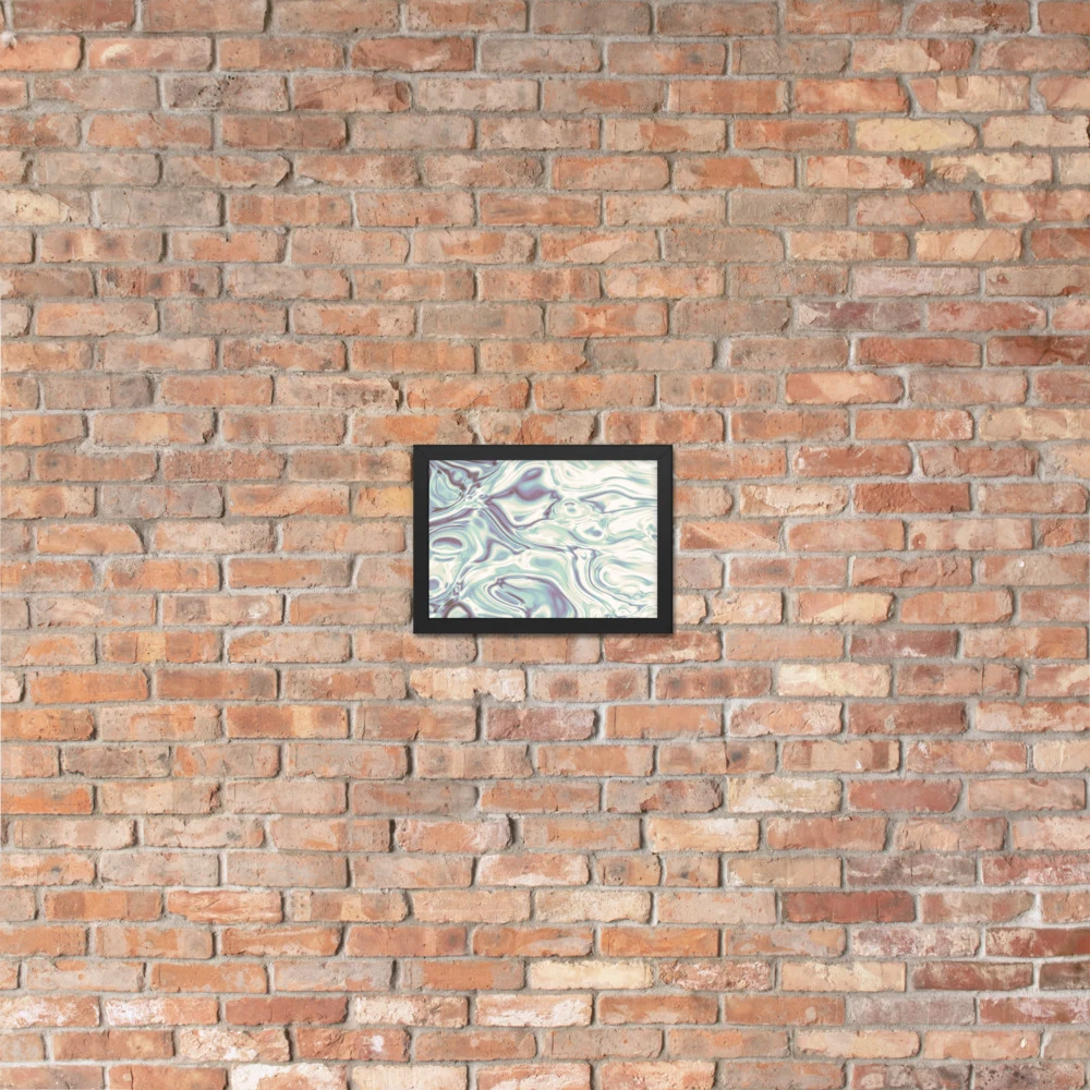 Cuadro enmarcado premium, diseño Perla en 30 × 21 cm: 17859
