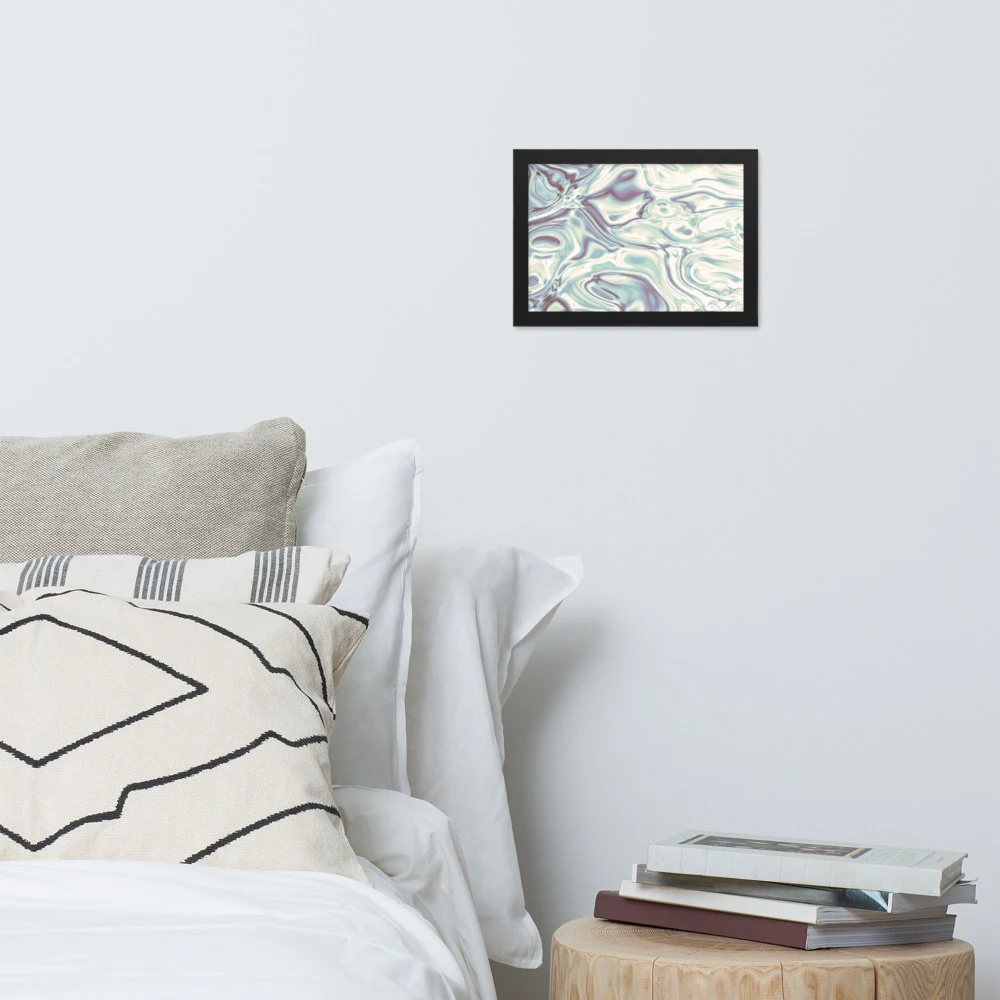 Cuadro enmarcado premium, diseño Perla en 30 × 21 cm: 17885