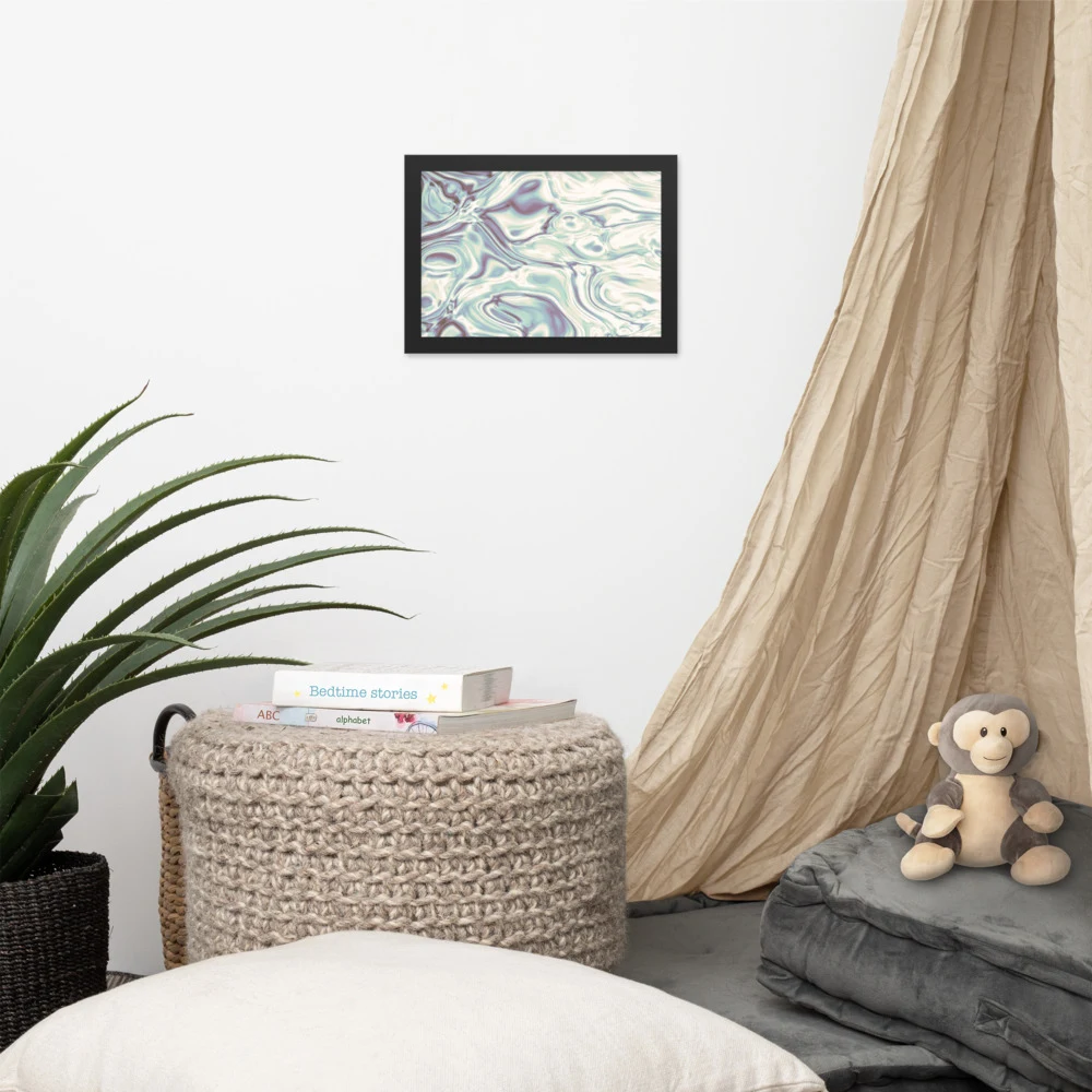 Cuadro enmarcado premium, diseño Perla en 30 × 21 cm: 17893