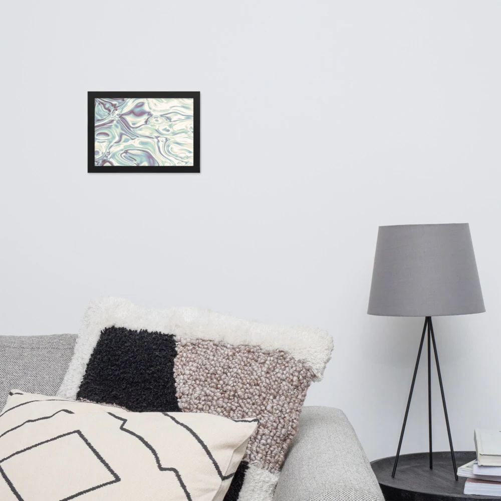 Cuadro enmarcado premium, diseño Perla en 30 × 21 cm: 17917