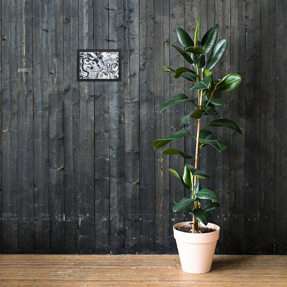 Cuadro enmarcado premium, diseño Plata en 30 × 21 cm: 17829