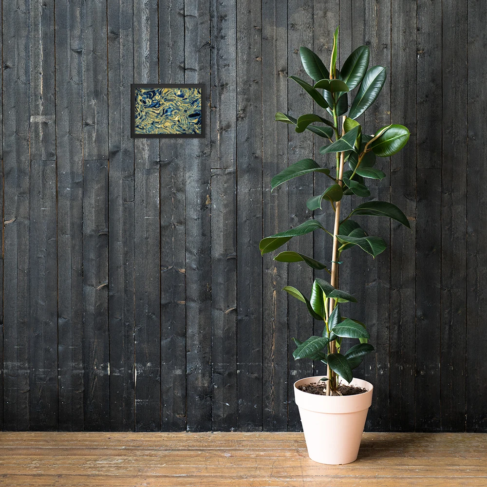 Cuadro enmarcado premium, diseño Titanio en 30 × 21 cm: 17829