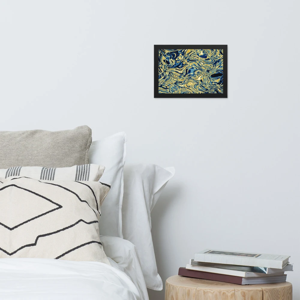 Cuadro enmarcado premium, diseño Titanio en 30 × 21 cm: 17885