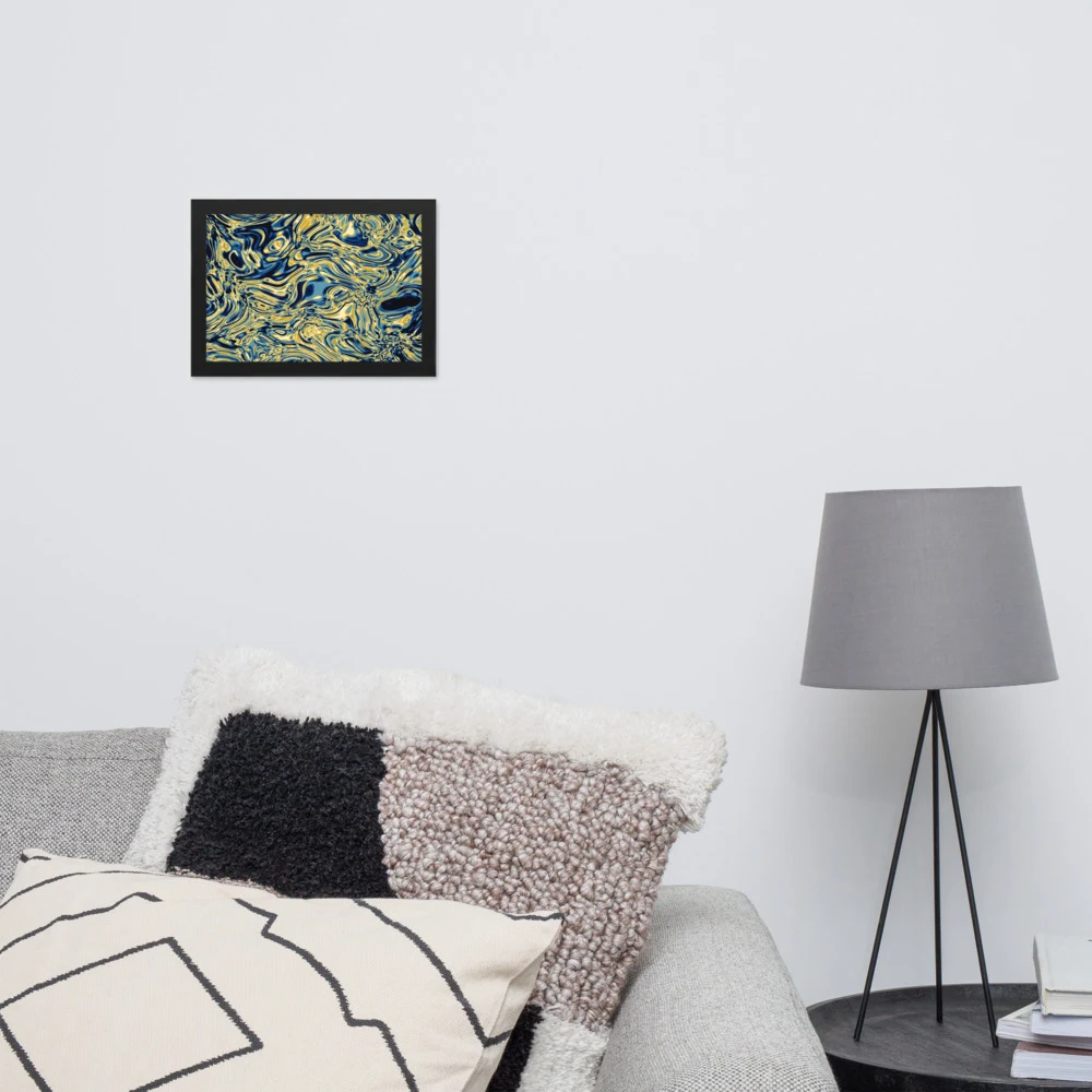 Cuadro enmarcado premium, diseño Titanio en 30 × 21 cm: 17917