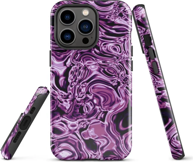 Funda reforzada premium para iPhone, diseño Amatista