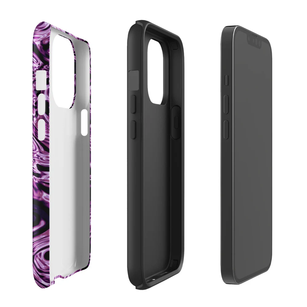 Funda reforzada premium para iPhone, diseño Amatista en iPhone 17 Pro Max: ambiente