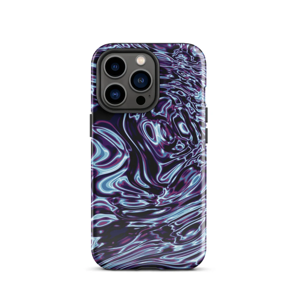 Funda reforzada premium para iPhone, diseño Cobalto en iPhone 17 Pro Max: plana