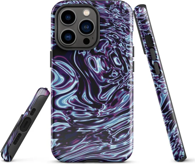 Funda reforzada premium para iPhone, diseño Cobalto