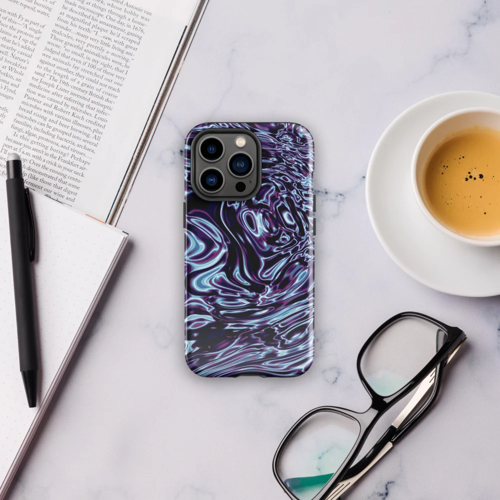 Funda reforzada premium para iPhone, diseño Cobalto en iPhone 17 Pro Max: ambiente