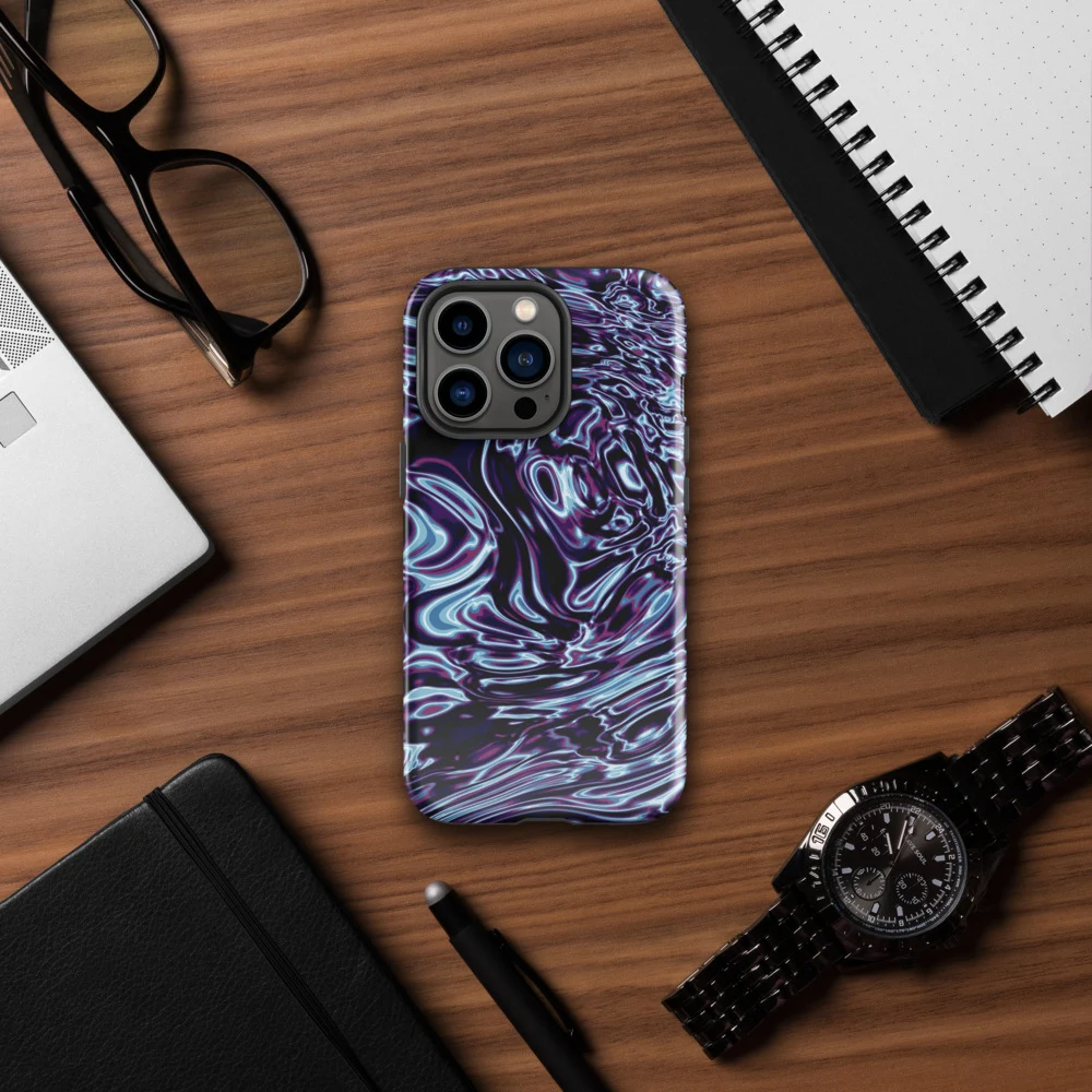 Funda reforzada premium para iPhone, diseño Cobalto en iPhone 17 Pro Max: ambiente