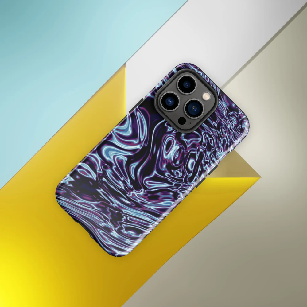 Funda reforzada premium para iPhone, diseño Cobalto en iPhone 17 Pro Max: ambiente