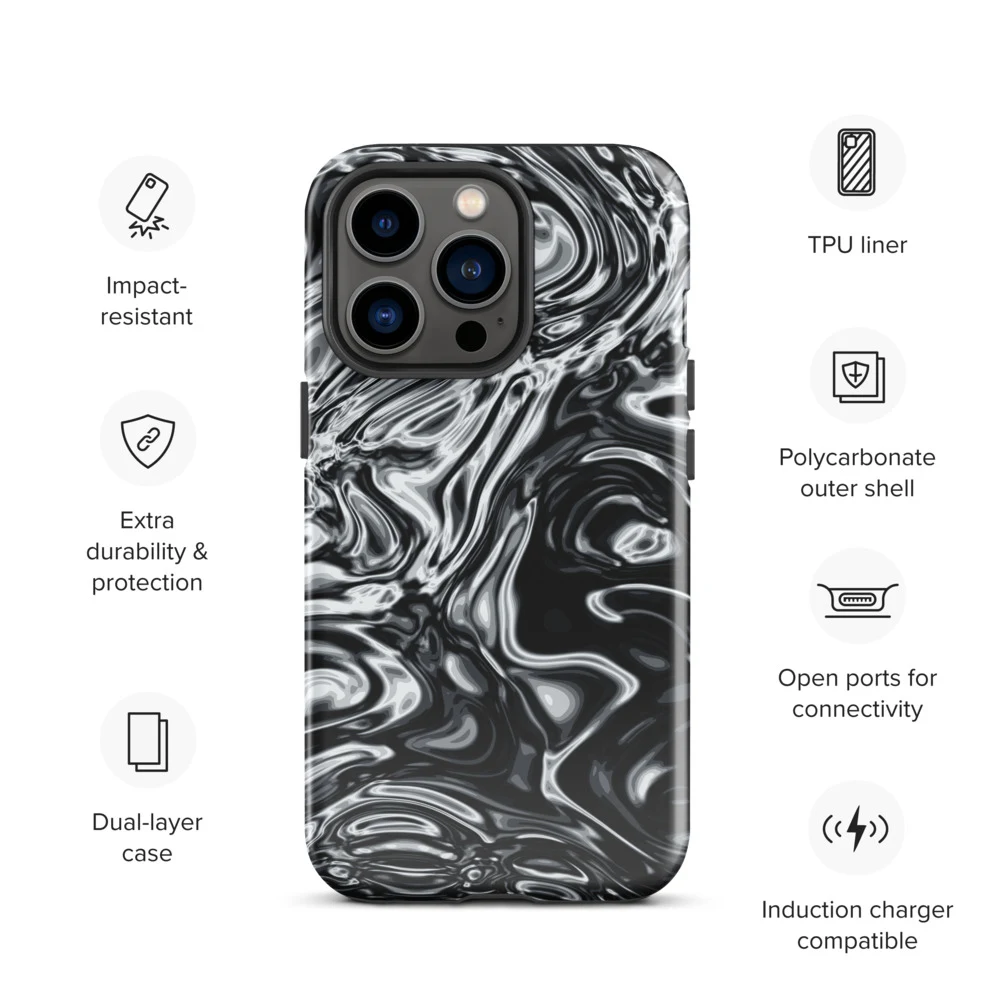Funda reforzada premium para iPhone, diseño Damasco en iPhone 17 Pro Max: product specs