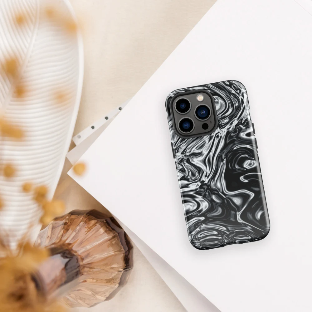 Funda reforzada premium para iPhone, diseño Damasco en iPhone 17 Pro Max: ambiente