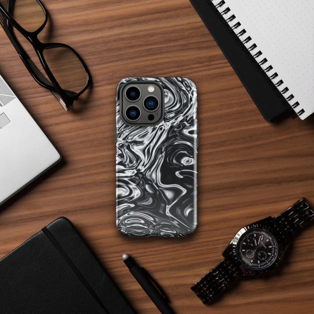 Funda reforzada premium para iPhone, diseño Damasco en iPhone 17 Pro Max: ambiente
