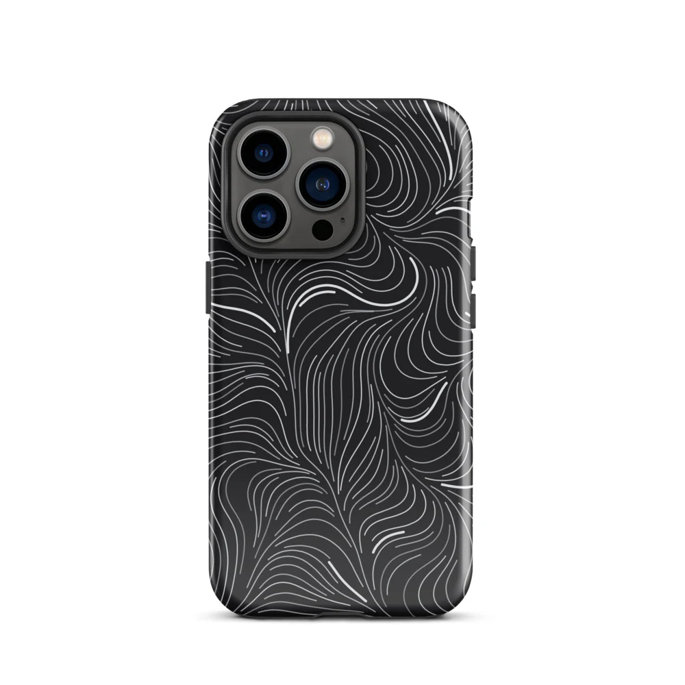 Funda reforzada premium para iPhone, diseño Flujo en iPhone 17 Pro Max: plana