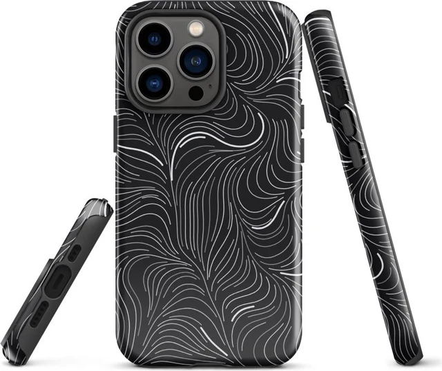 Funda reforzada premium para iPhone, diseño Flujo