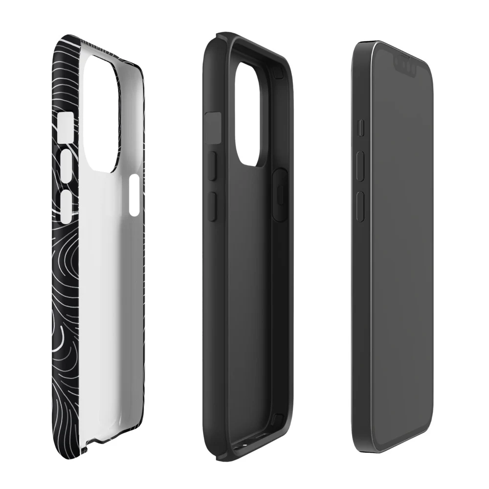 Funda reforzada premium para iPhone, diseño Flujo en iPhone 17 Pro Max: ambiente