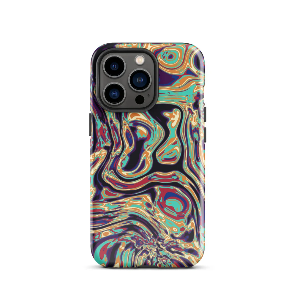 Funda reforzada premium para iPhone, diseño Gasolina en iPhone 17 Pro Max: plana