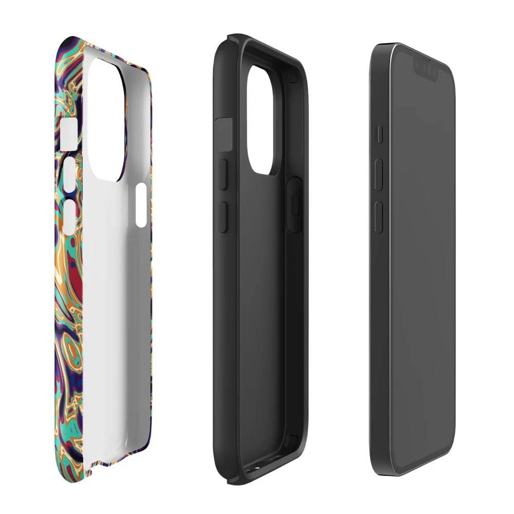 Funda reforzada premium para iPhone, diseño Gasolina en iPhone 17 Pro Max: ambiente