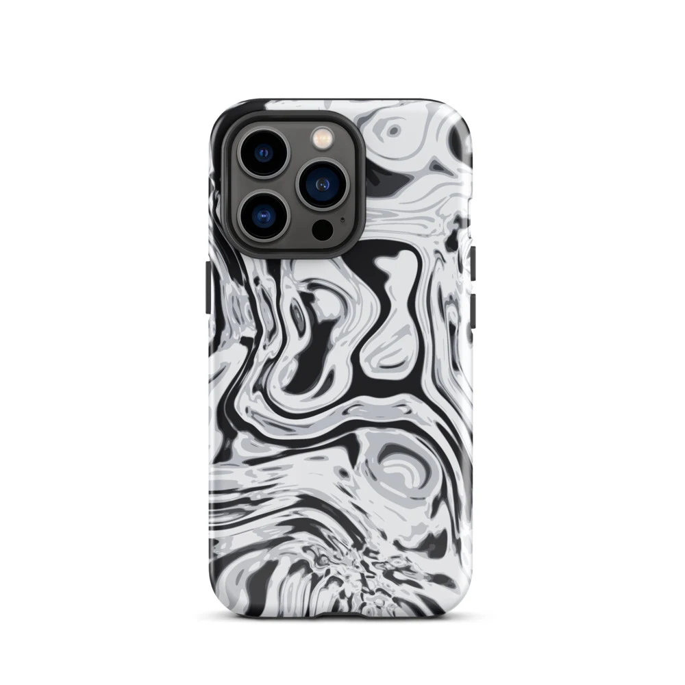 Funda reforzada premium para iPhone, diseño Metal líquido en iPhone 17 Pro Max: plana