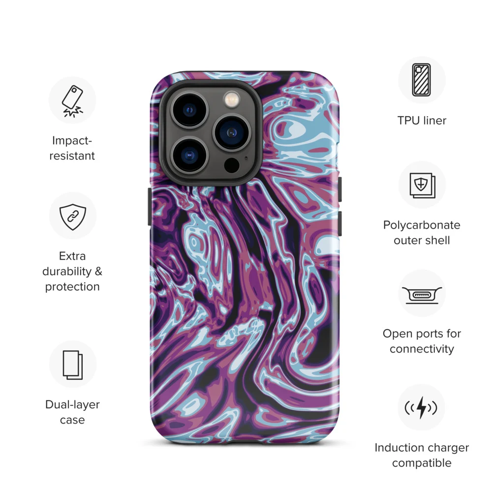 Funda reforzada premium para iPhone, diseño Nocturno en iPhone 17 Pro Max: product specs