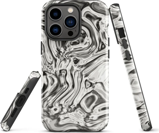Funda reforzada premium para iPhone, diseño Oro blanco