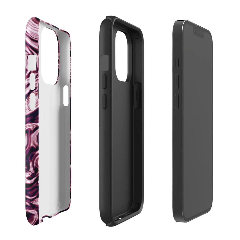 Funda reforzada premium para iPhone, diseño Orquídea en iPhone 17 Pro Max: ambiente