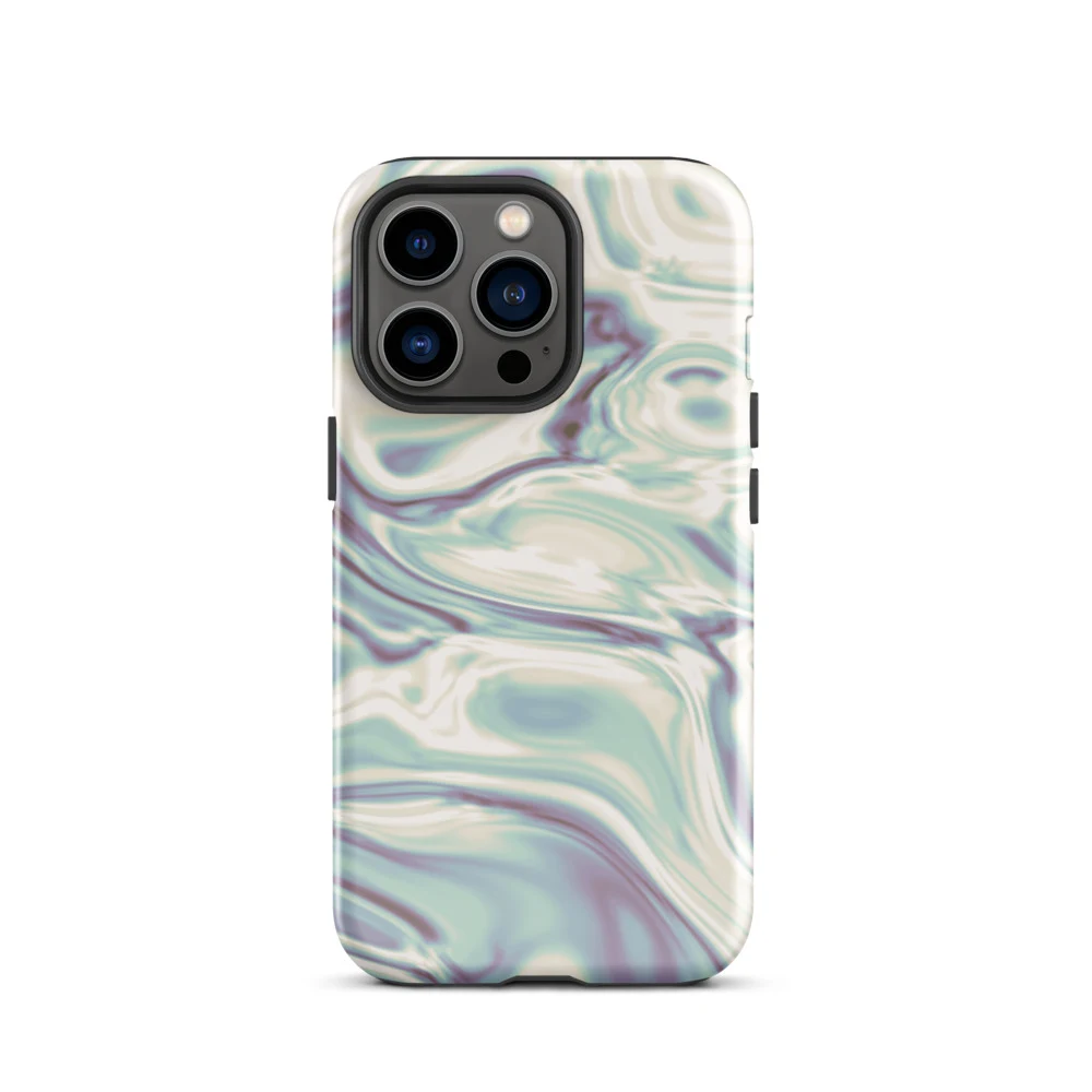 Funda reforzada premium para iPhone, diseño Perla en iPhone 17 Pro Max: plana
